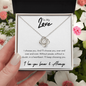 To My Love | I Choose You | Valentines Day, Birthday, Anniversary Gift