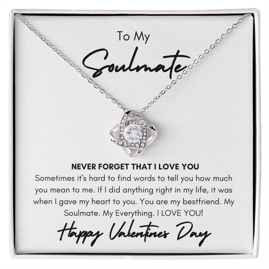 To My Soulmate | Never Forget That I Love You | Valentines Day, Birthday, Anniversary Gift